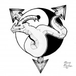 no 32 ying yang dragon