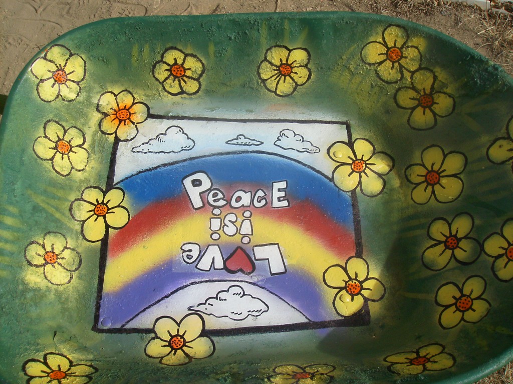 PEACE IS LOVE top view